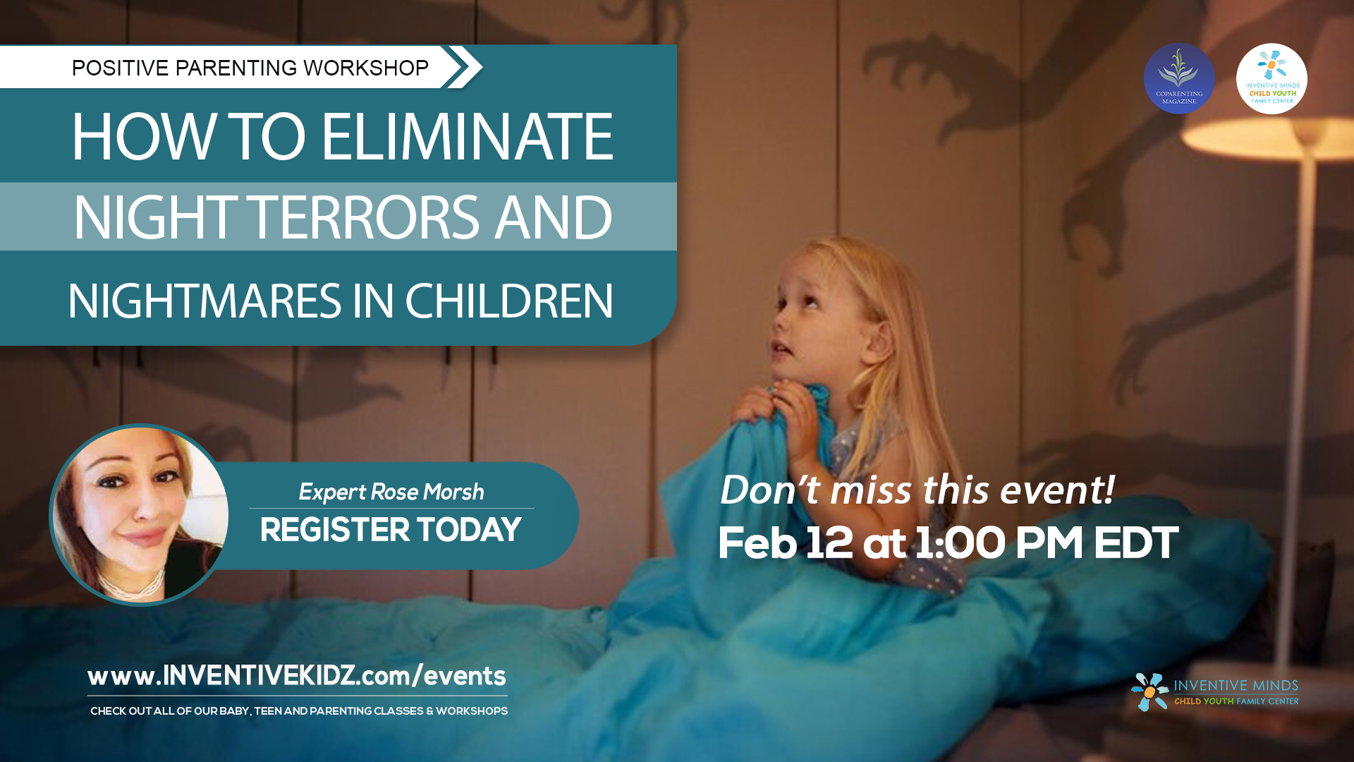 How to Eliminate Night Terrors and Nightmares in Children | Inventive Minds Kidz Academy Event Featured Image